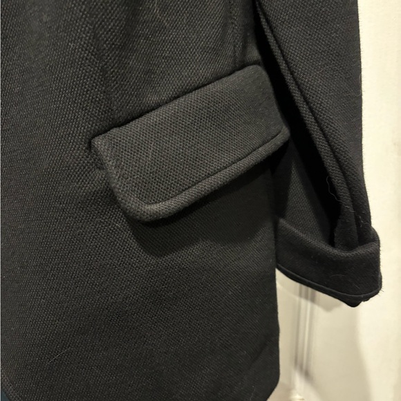 Banana Republic black mandarin collar soft knit blazer jacket new w tags. FALL - Picture 4 of 10